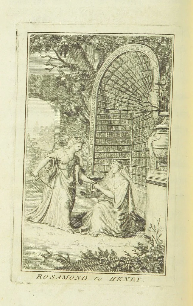 An illustration from The Poetical Works of ... W. Pattison. (Memoirs of the author's life, etc.) [Edited by Lucasia, 1728, leaf 114