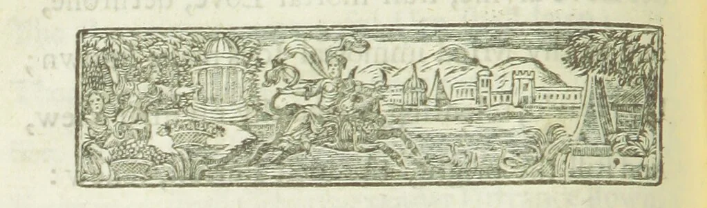 An illustration from The Poetical Works of ... W. Pattison. (Memoirs of the author's life, etc.) [Edited by Lucasia, 1728, leaf 158