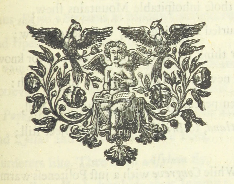 An illustration from The Poetical Works of ... W. Pattison. (Memoirs of the author's life, etc.) [Edited by Lucasia, 1728, leaf 275