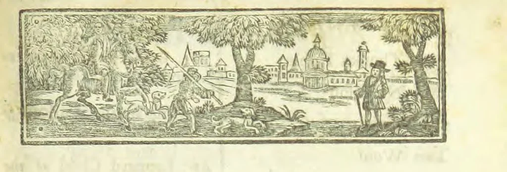 An illustration from The Poetical Works of ... W. Pattison. (Memoirs of the author's life, etc.) [Edited by Lucasia, 1728, leaf 81
