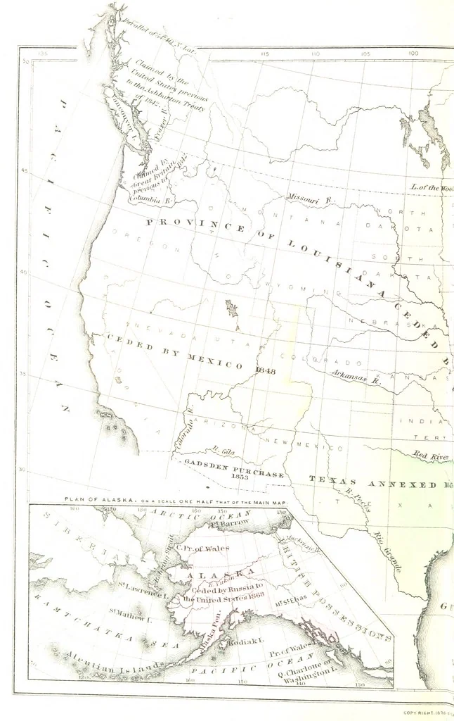 An illustration from Patton's Concise History of the American People, from the disoveries of the Continent to 1876 ... Illustrated, etc, 1887, leaf 640