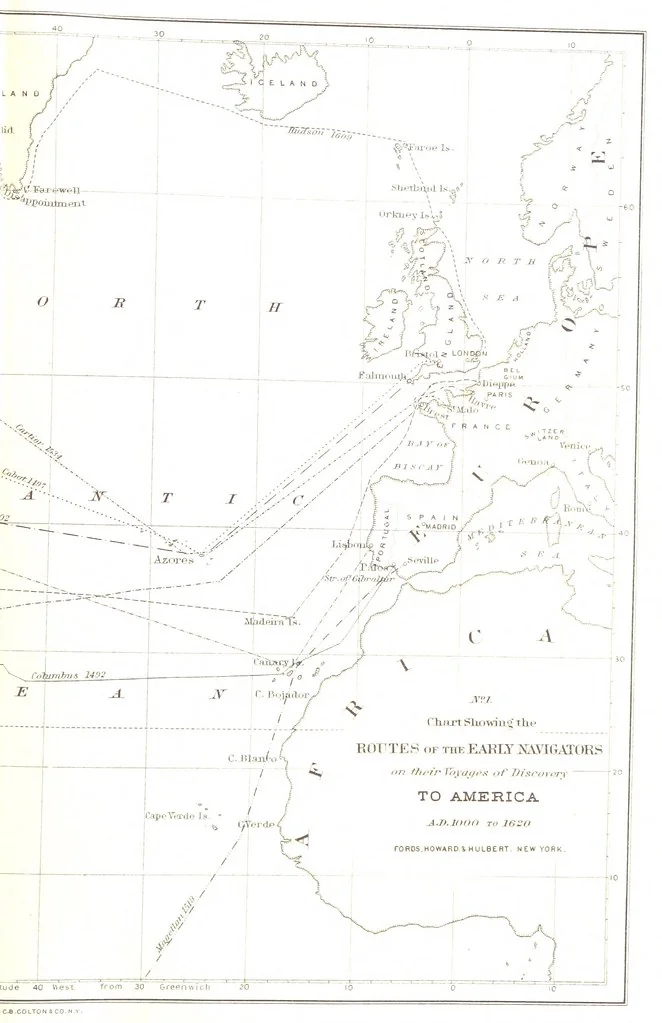 An illustration from Patton's Concise History of the American People, from the disoveries of the Continent to 1876 ... Illustrated, etc, 1887, leaf 71