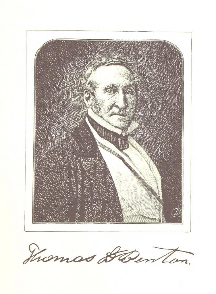 An illustration from Patton's Concise History of the American People, from the disoveries of the Continent to 1876 ... Illustrated, etc, 1887, leaf 175