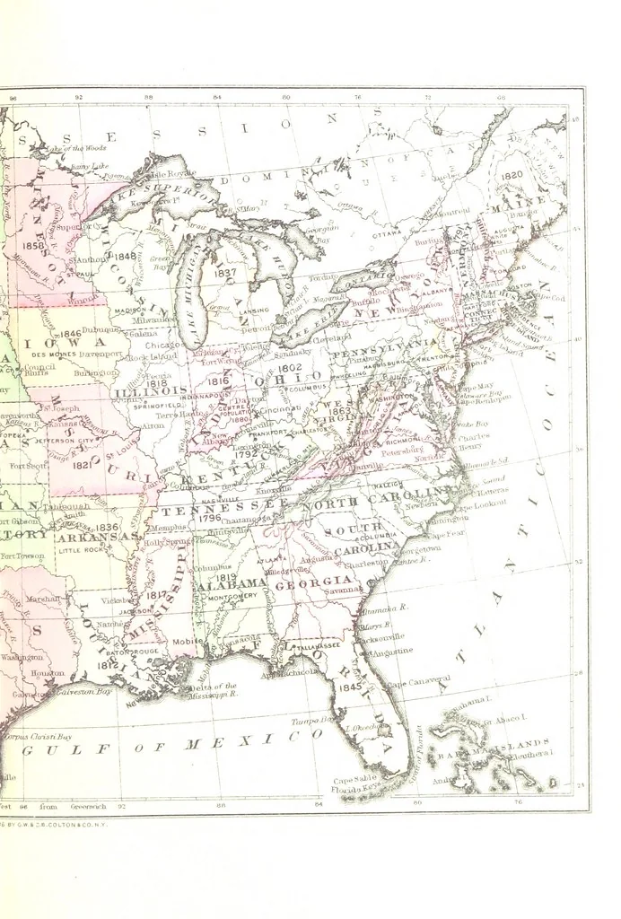 An illustration from Patton's Concise History of the American People, from the disoveries of the Continent to 1876 ... Illustrated, etc, 1887, leaf 611