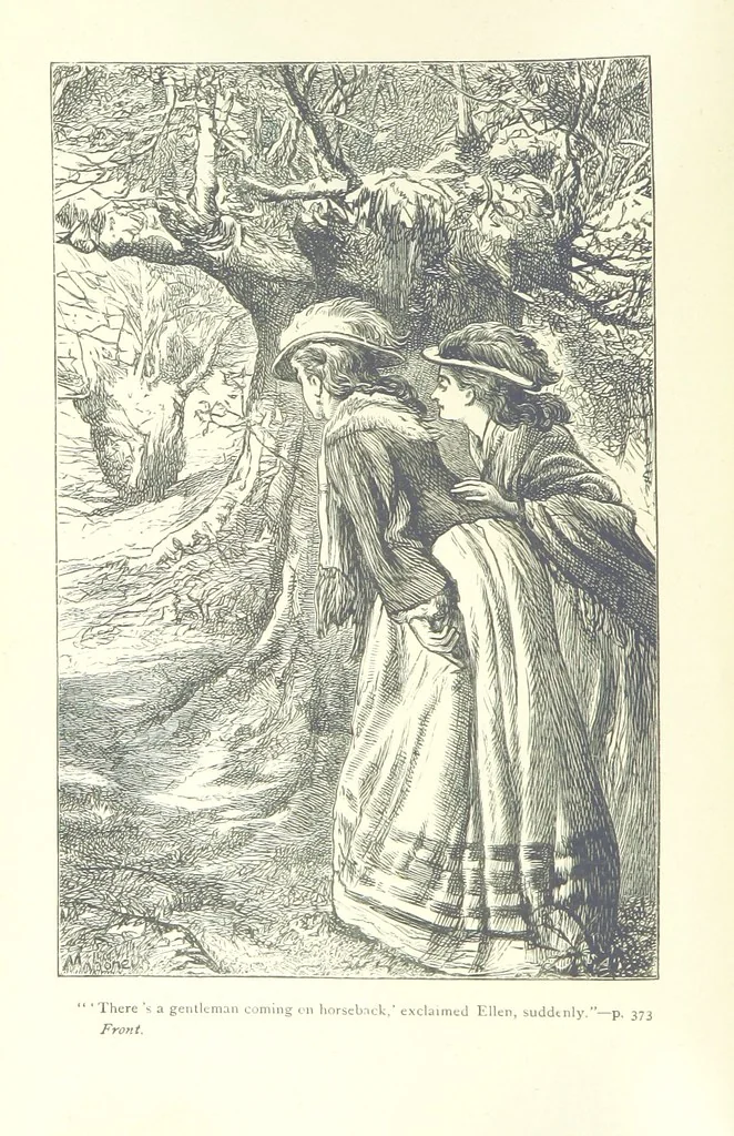 An illustration from Evelyn Howard: or, Early Friendships ... With ... illustrations, 1875, leaf 6