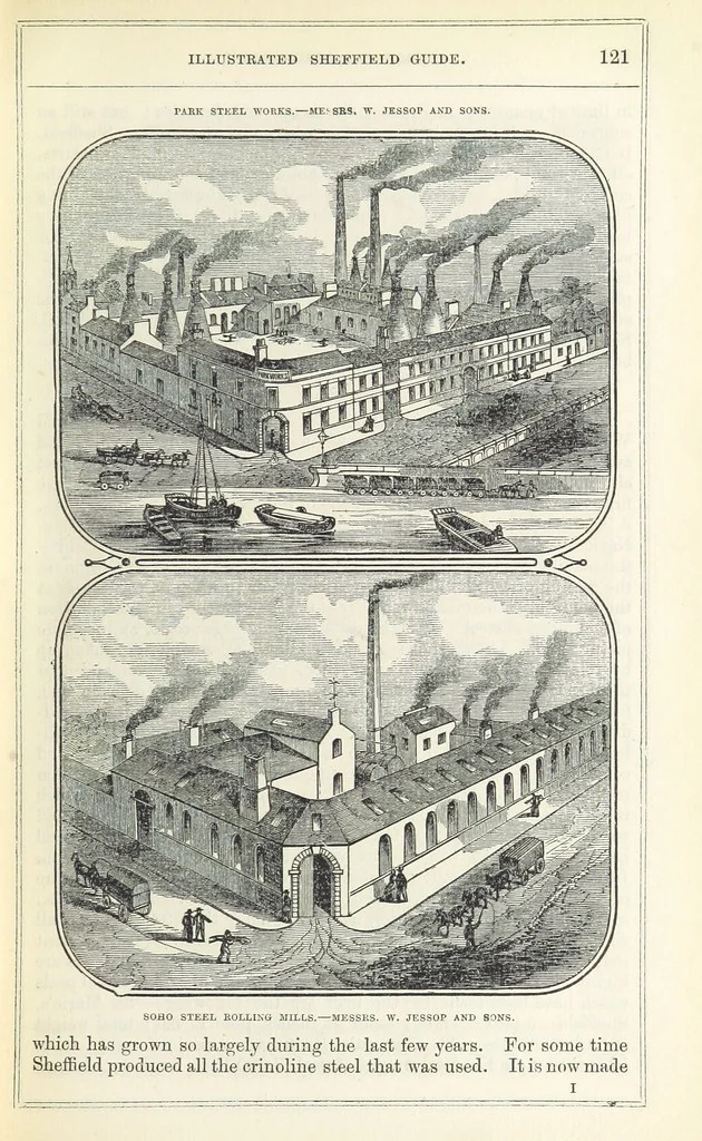 An illustration from Pawson and Brailsford's Illustrated Guide to Sheffield and neighbourhood, etc, 1862, leaf 125