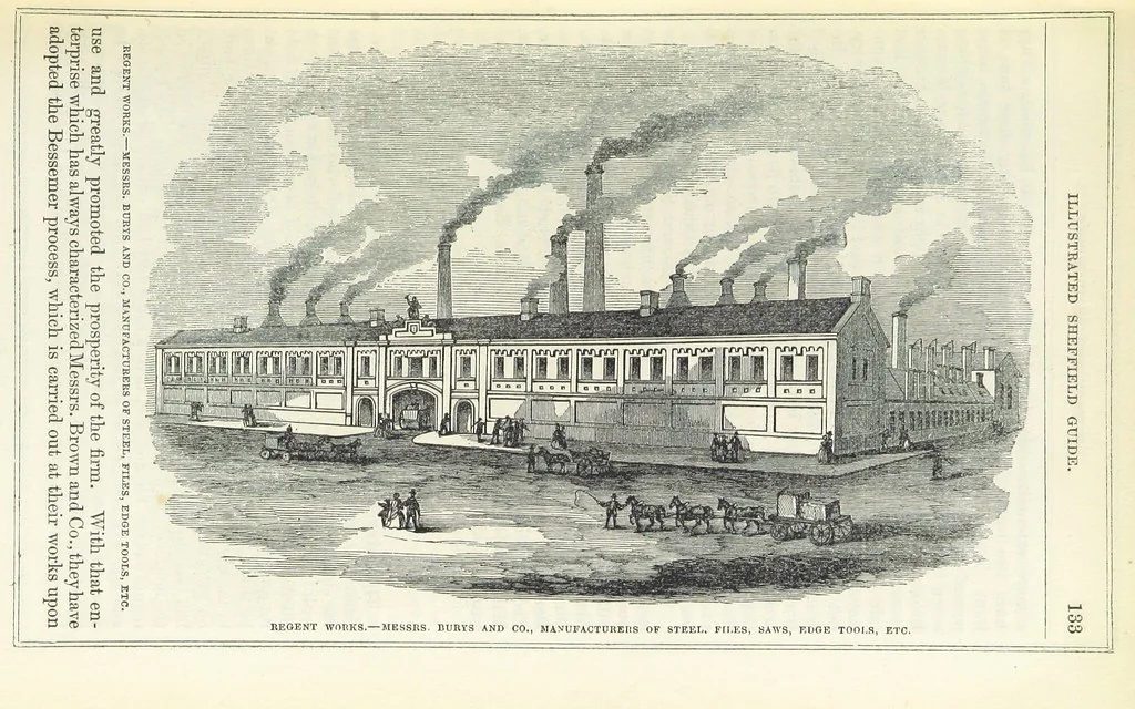 An illustration from Pawson and Brailsford's Illustrated Guide to Sheffield and neighbourhood, etc, 1862, leaf 137