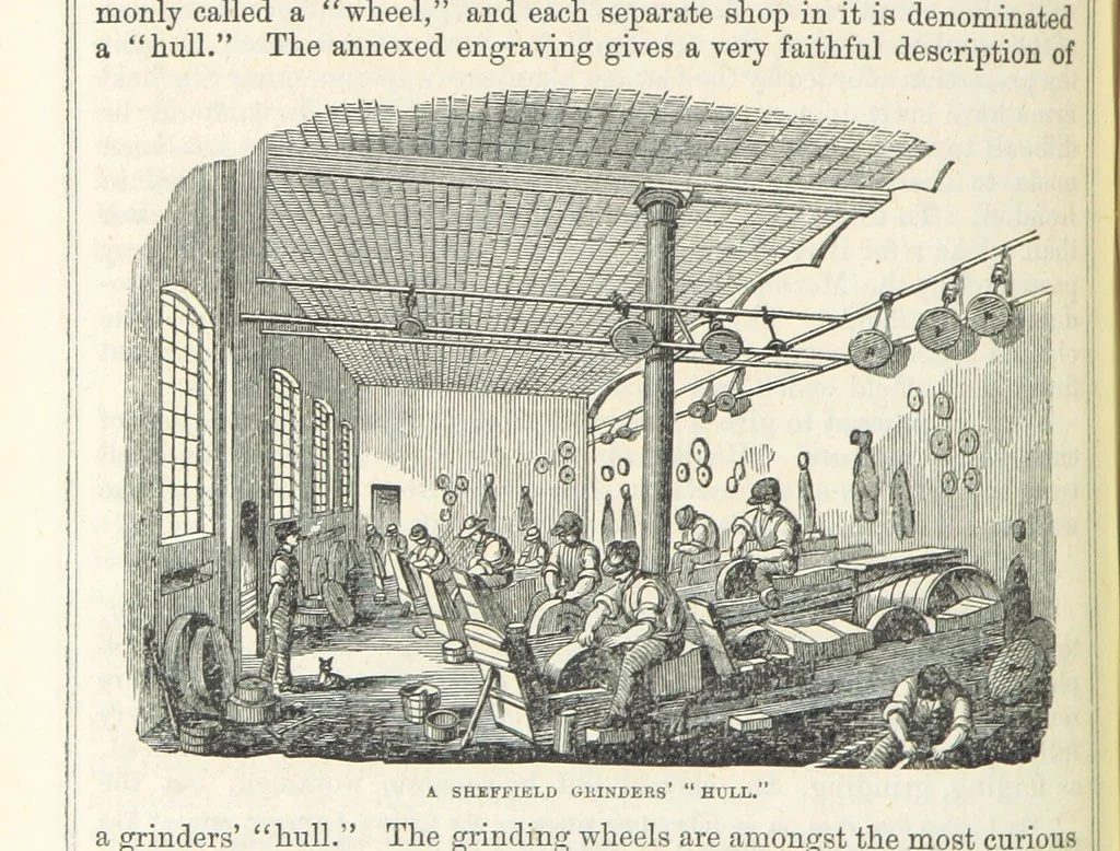 An illustration from Pawson and Brailsford's Illustrated Guide to Sheffield and neighbourhood, etc, 1862, leaf 140