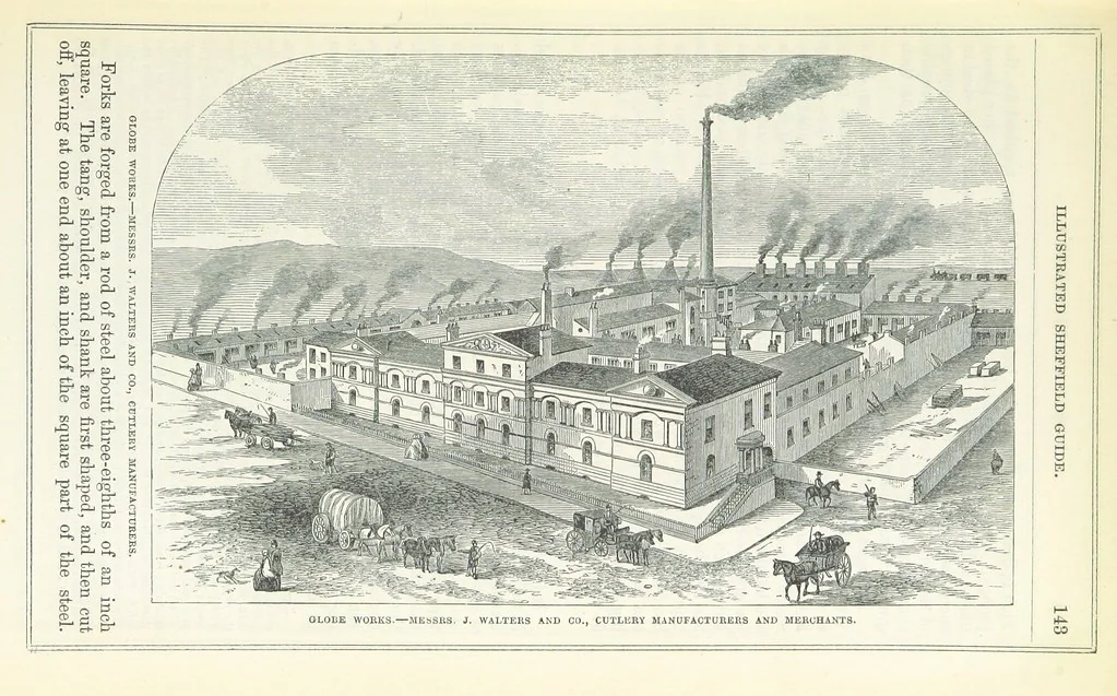 An illustration from Pawson and Brailsford's Illustrated Guide to Sheffield and neighbourhood, etc, 1862, leaf 147