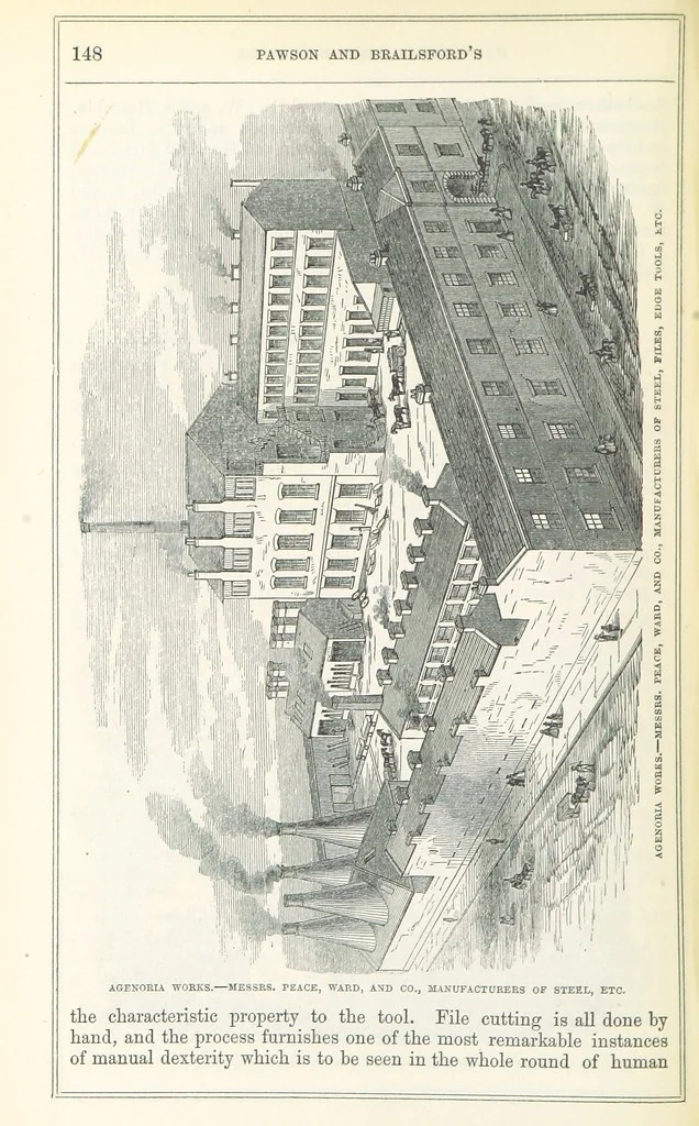 An illustration from Pawson and Brailsford's Illustrated Guide to Sheffield and neighbourhood, etc, 1862, leaf 152