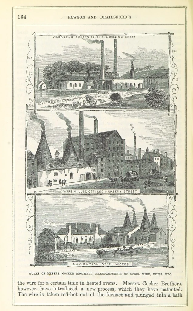 An illustration from Pawson and Brailsford's Illustrated Guide to Sheffield and neighbourhood, etc, 1862, leaf 168