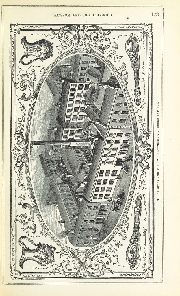 An illustration from Pawson and Brailsford's Illustrated Guide to Sheffield and neighbourhood, etc, 1862, leaf 177