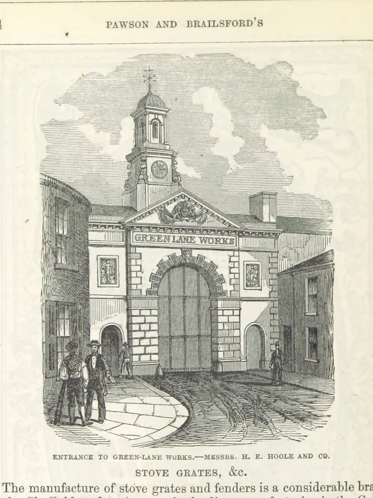 An illustration from Pawson and Brailsford's Illustrated Guide to Sheffield and neighbourhood, etc, 1862, leaf 178
