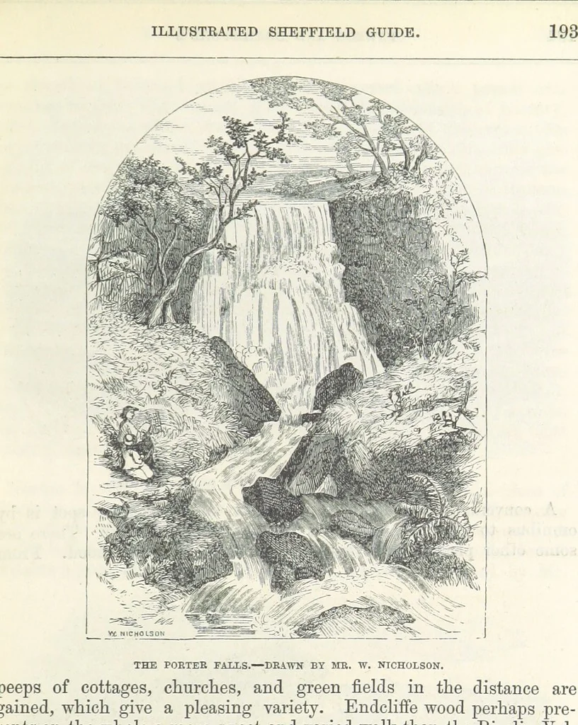 An illustration from Pawson and Brailsford's Illustrated Guide to Sheffield and neighbourhood, etc, 1862, leaf 197