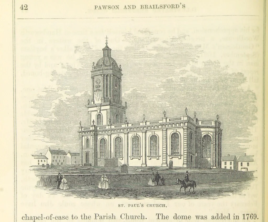 An illustration from Pawson and Brailsford's Illustrated Guide to Sheffield and neighbourhood, etc, 1862, leaf 46