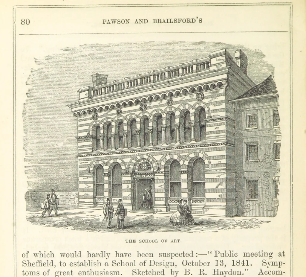 An illustration from Pawson and Brailsford's Illustrated Guide to Sheffield and neighbourhood, etc, 1862, leaf 84