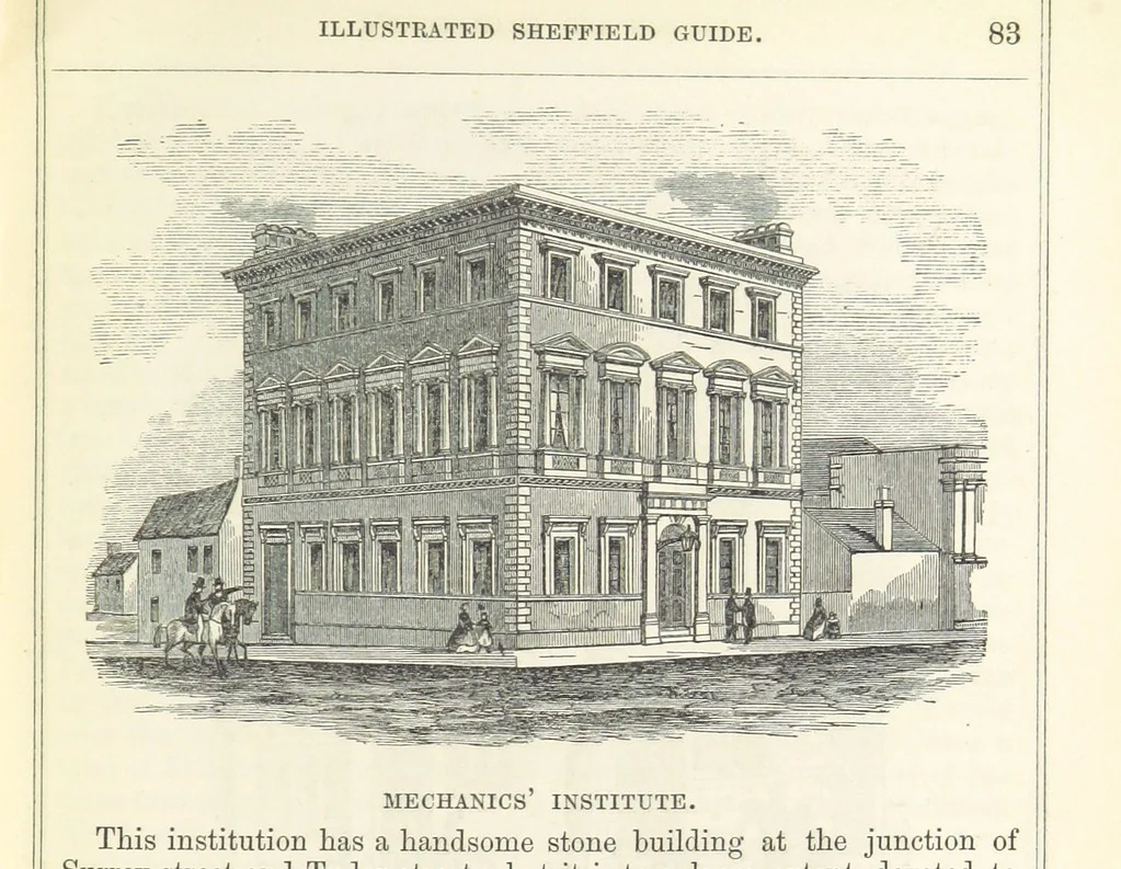 An illustration from Pawson and Brailsford's Illustrated Guide to Sheffield and neighbourhood, etc, 1862, leaf 87