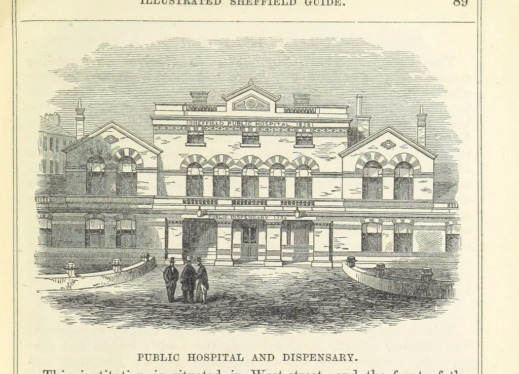 An illustration from Pawson and Brailsford's Illustrated Guide to Sheffield and neighbourhood, etc, 1862, leaf 93