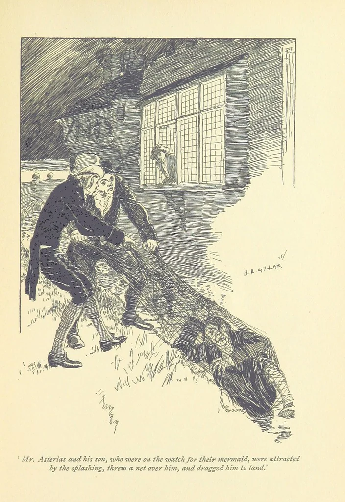 An illustration from Headlong Hall, and Nightmare Abbey ... With an introduction by George Saintsbury, 1896, leaf 253