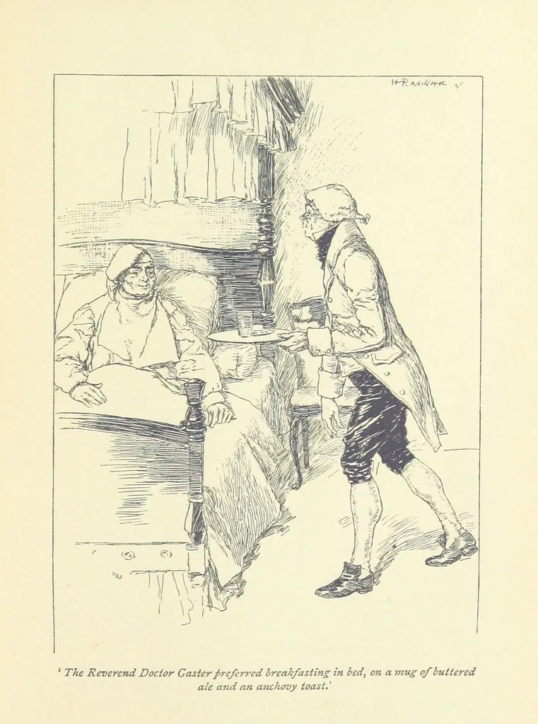 An illustration from Headlong Hall, and Nightmare Abbey ... With an introduction by George Saintsbury, 1896, leaf 89