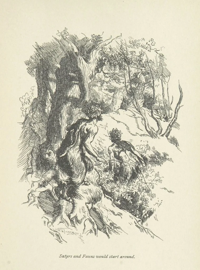 An illustration from The misfortunes of Elphin, and Rhododaphne ... With an introduction by George Saintsbury, 1897, leaf 269