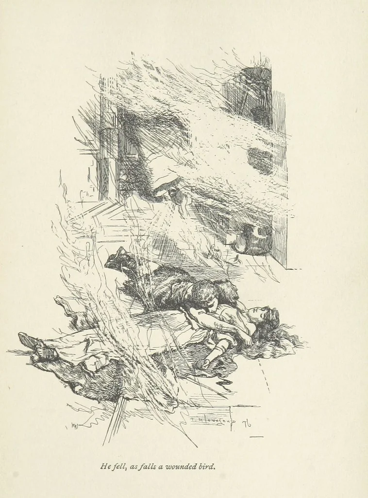 An illustration from The misfortunes of Elphin, and Rhododaphne ... With an introduction by George Saintsbury, 1897, leaf 279