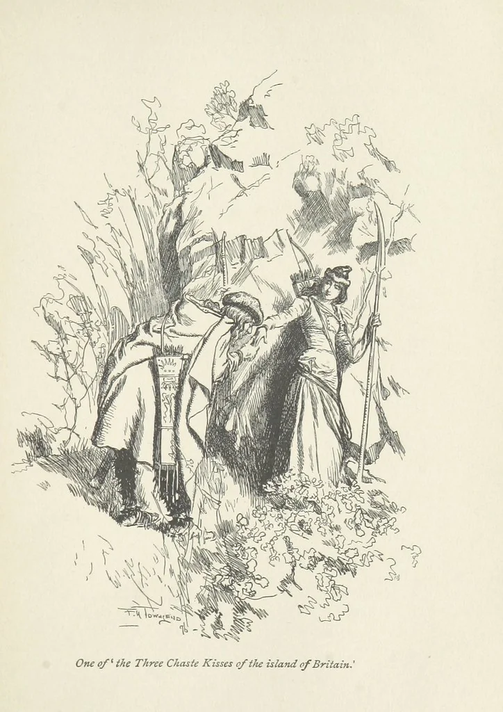 An illustration from The misfortunes of Elphin, and Rhododaphne ... With an introduction by George Saintsbury, 1897, leaf 91