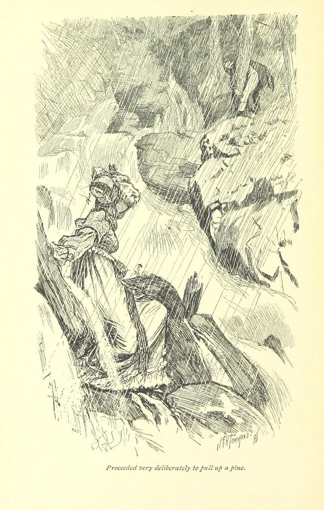 An illustration from Melincourt, or Sir Oran Haut-Ton ... With an introduction by George Saintsbury, 1896, leaf 108