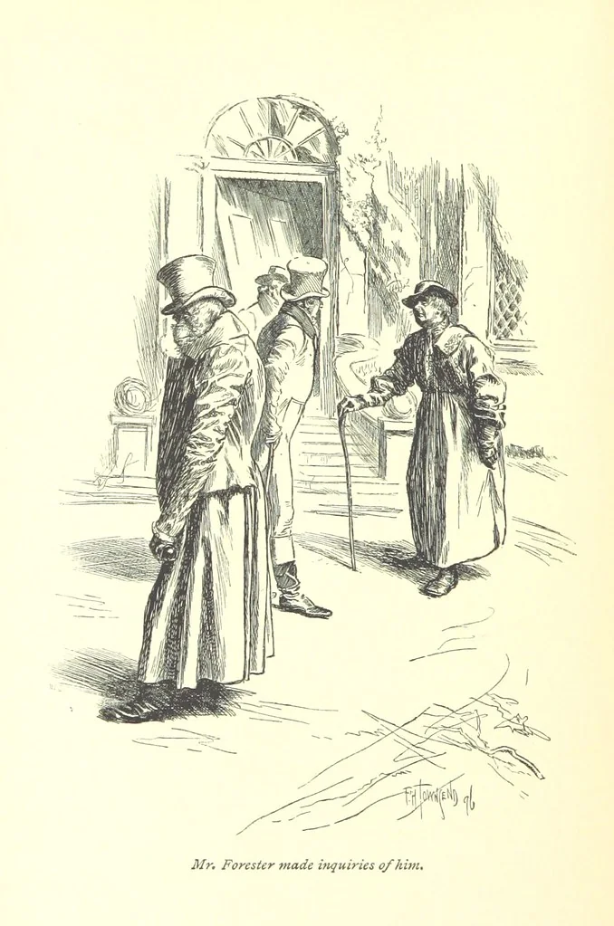 An illustration from Melincourt, or Sir Oran Haut-Ton ... With an introduction by George Saintsbury, 1896, leaf 276