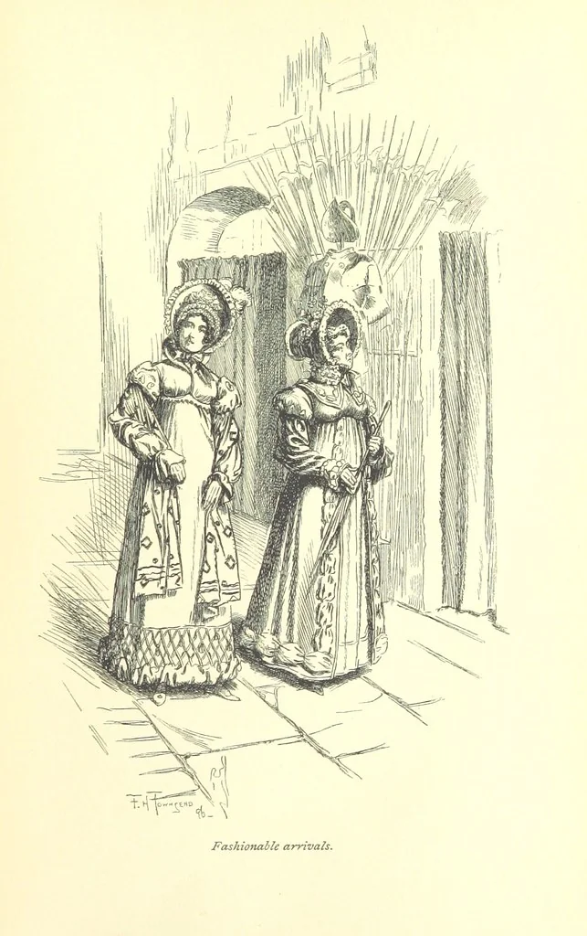 An illustration from Melincourt, or Sir Oran Haut-Ton ... With an introduction by George Saintsbury, 1896, leaf 45