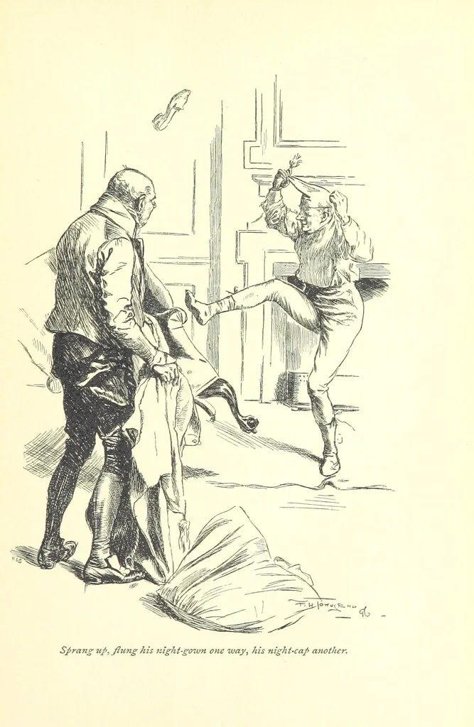An illustration from Melincourt, or Sir Oran Haut-Ton ... With an introduction by George Saintsbury, 1896, leaf 57