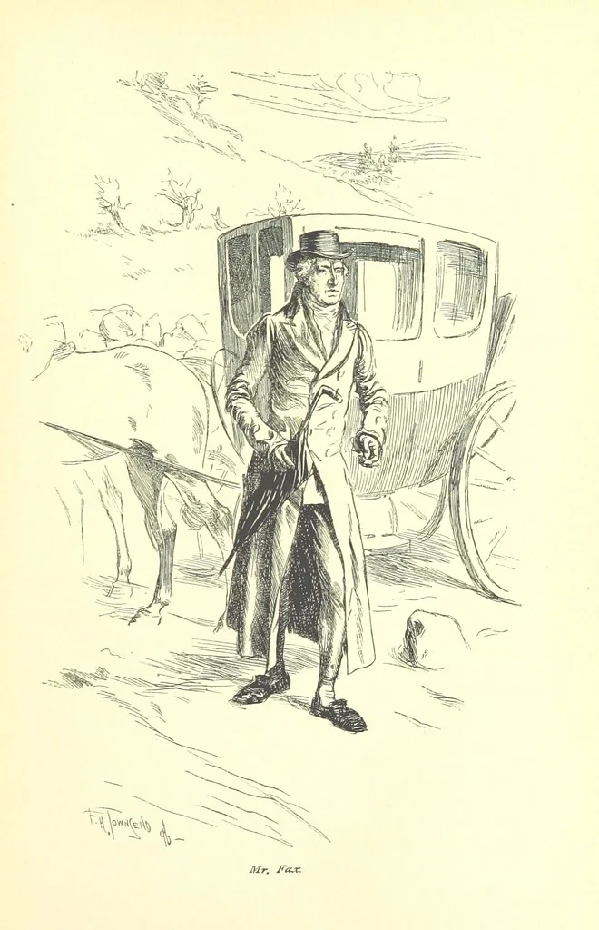 An illustration from Melincourt, or Sir Oran Haut-Ton ... With an introduction by George Saintsbury, 1896, leaf 87