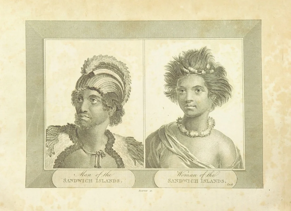 An illustration from The Voyages and Travels of Capt. Cook, Mungo Park, La Perouse, and others; ... with a ... geographical description of the World. Embellished with ... engravings and maps. (The World or the present state of the Universe. ... Vol. II.), 1808, leaf 20