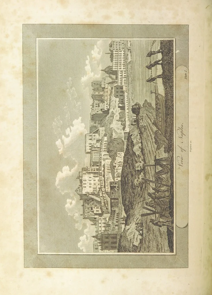 An illustration from The Voyages and Travels of Capt. Cook, Mungo Park, La Perouse, and others; ... with a ... geographical description of the World. Embellished with ... engravings and maps. (The World or the present state of the Universe. ... Vol. II.), 1808, leaf 488