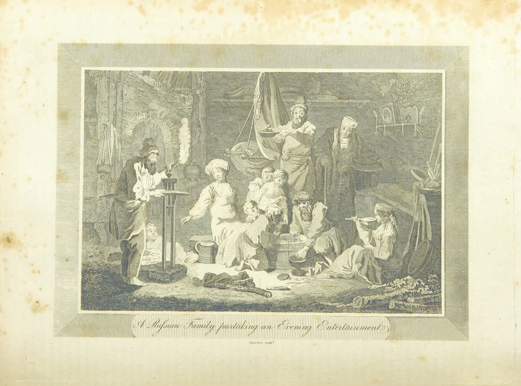 An illustration from The Voyages and Travels of Capt. Cook, Mungo Park, La Perouse, and others; ... with a ... geographical description of the World. Embellished with ... engravings and maps. (The World or the present state of the Universe. ... Vol. II.), 1808, leaf 601