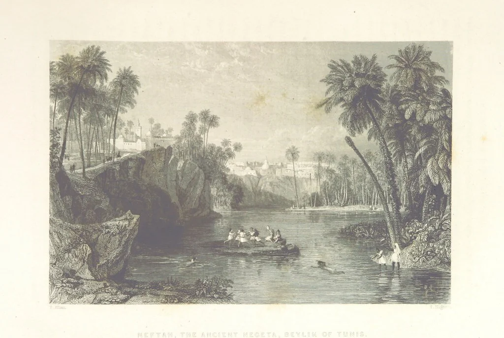 An illustration from Il Mediterraneo illustrato, le sue isole e le sue spiagge ... opera illustrata da sessantaquattro magnifiche incisioni in acciaio eseguite dai più distinti artisti di Londra, su i disegni originali levati sopra luogo dai sigg. W. L. Leitch, Sir Grenville Temple, Baronetto, e Allen ... preceduta da un saggio storico sul Mediterraneo, e compilata dal bibliofilo M. Malagoli Vecchi sulle tracce del signor C. Pellé, etc, 1841, leaf 131