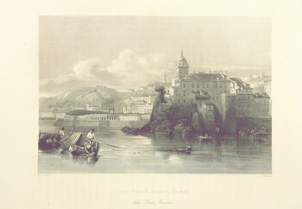 An illustration from Il Mediterraneo illustrato, le sue isole e le sue spiagge ... opera illustrata da sessantaquattro magnifiche incisioni in acciaio eseguite dai più distinti artisti di Londra, su i disegni originali levati sopra luogo dai sigg. W. L. Leitch, Sir Grenville Temple, Baronetto, e Allen ... preceduta da un saggio storico sul Mediterraneo, e compilata dal bibliofilo M. Malagoli Vecchi sulle tracce del signor C. Pellé, etc, 1841, leaf 156