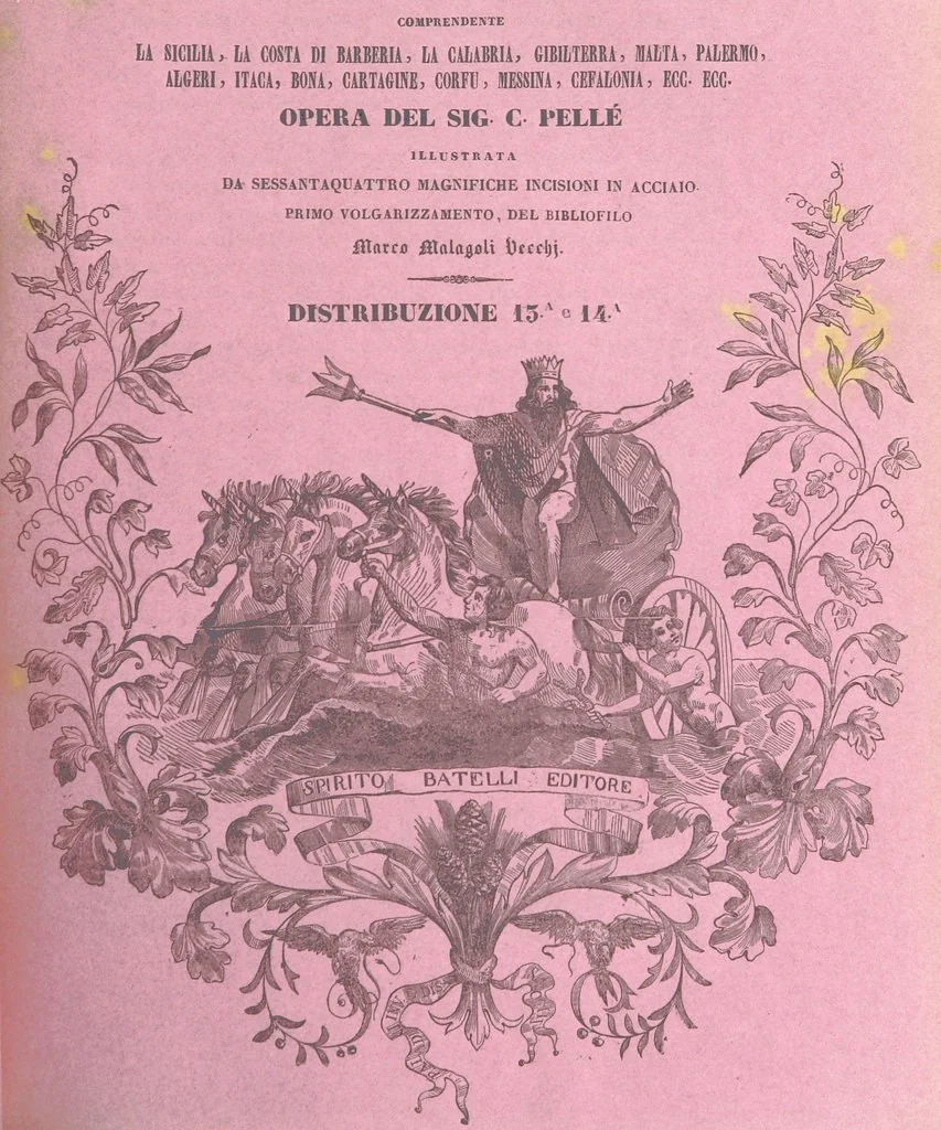 An illustration from Il Mediterraneo illustrato, le sue isole e le sue spiagge ... opera illustrata da sessantaquattro magnifiche incisioni in acciaio eseguite dai più distinti artisti di Londra, su i disegni originali levati sopra luogo dai sigg. W. L. Leitch, Sir Grenville Temple, Baronetto, e Allen ... preceduta da un saggio storico sul Mediterraneo, e compilata dal bibliofilo M. Malagoli Vecchi sulle tracce del signor C. Pellé, etc, 1841, leaf 171