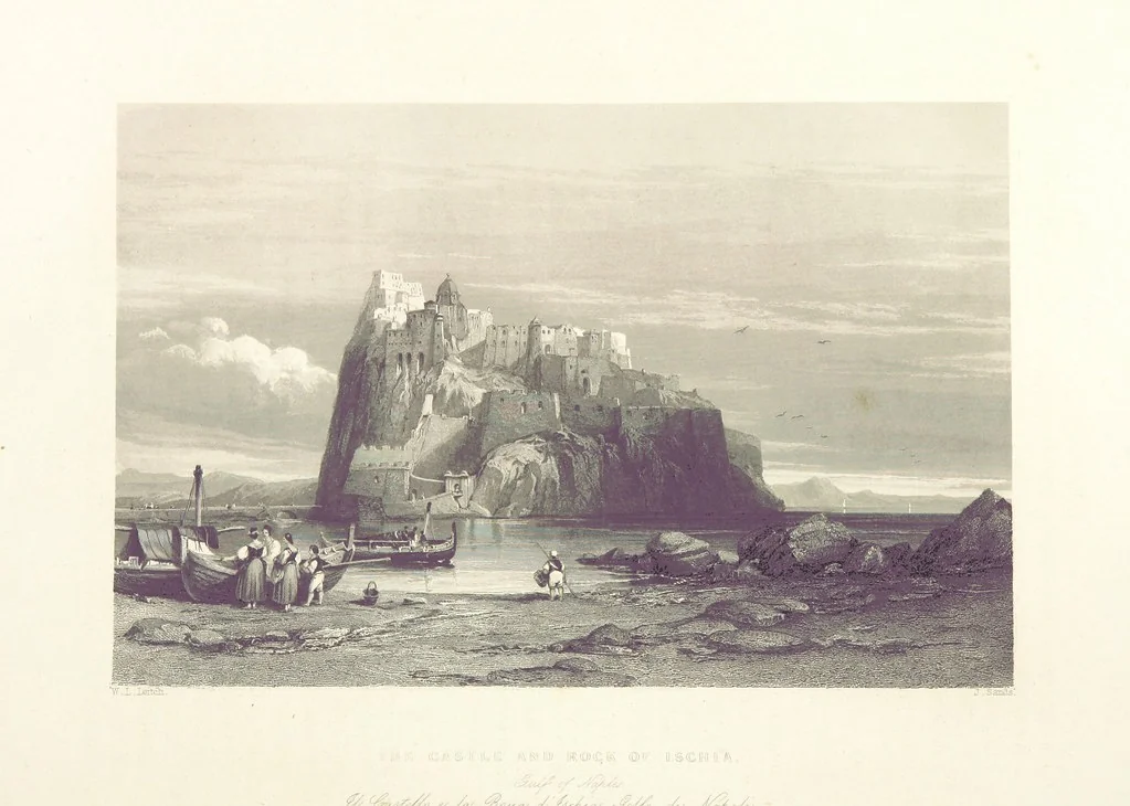 An illustration from Il Mediterraneo illustrato, le sue isole e le sue spiagge ... opera illustrata da sessantaquattro magnifiche incisioni in acciaio eseguite dai più distinti artisti di Londra, su i disegni originali levati sopra luogo dai sigg. W. L. Leitch, Sir Grenville Temple, Baronetto, e Allen ... preceduta da un saggio storico sul Mediterraneo, e compilata dal bibliofilo M. Malagoli Vecchi sulle tracce del signor C. Pellé, etc, 1841, leaf 186