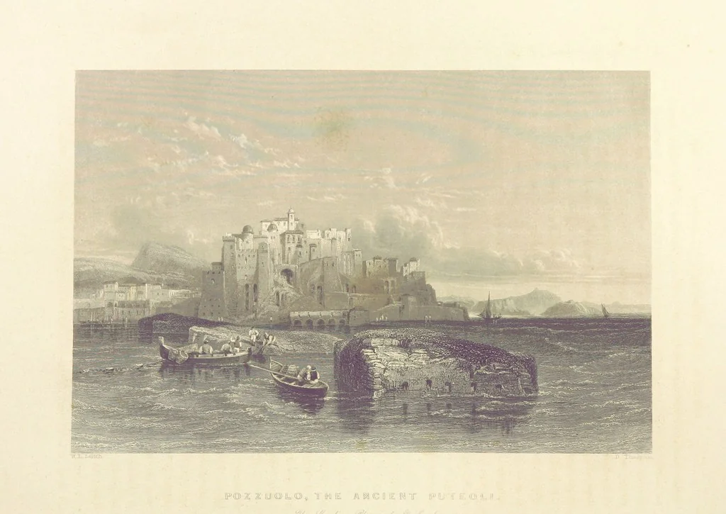 An illustration from Il Mediterraneo illustrato, le sue isole e le sue spiagge ... opera illustrata da sessantaquattro magnifiche incisioni in acciaio eseguite dai più distinti artisti di Londra, su i disegni originali levati sopra luogo dai sigg. W. L. Leitch, Sir Grenville Temple, Baronetto, e Allen ... preceduta da un saggio storico sul Mediterraneo, e compilata dal bibliofilo M. Malagoli Vecchi sulle tracce del signor C. Pellé, etc, 1841, leaf 200