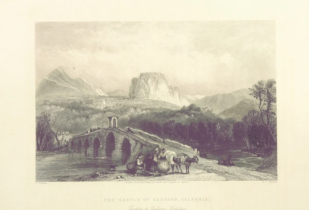 An illustration from Il Mediterraneo illustrato, le sue isole e le sue spiagge ... opera illustrata da sessantaquattro magnifiche incisioni in acciaio eseguite dai più distinti artisti di Londra, su i disegni originali levati sopra luogo dai sigg. W. L. Leitch, Sir Grenville Temple, Baronetto, e Allen ... preceduta da un saggio storico sul Mediterraneo, e compilata dal bibliofilo M. Malagoli Vecchi sulle tracce del signor C. Pellé, etc, 1841, leaf 218