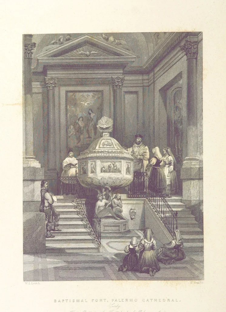 An illustration from Il Mediterraneo illustrato, le sue isole e le sue spiagge ... opera illustrata da sessantaquattro magnifiche incisioni in acciaio eseguite dai più distinti artisti di Londra, su i disegni originali levati sopra luogo dai sigg. W. L. Leitch, Sir Grenville Temple, Baronetto, e Allen ... preceduta da un saggio storico sul Mediterraneo, e compilata dal bibliofilo M. Malagoli Vecchi sulle tracce del signor C. Pellé, etc, 1841, leaf 242