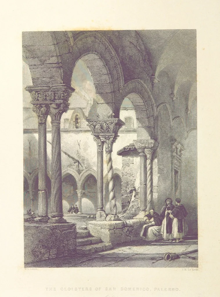 An illustration from Il Mediterraneo illustrato, le sue isole e le sue spiagge ... opera illustrata da sessantaquattro magnifiche incisioni in acciaio eseguite dai più distinti artisti di Londra, su i disegni originali levati sopra luogo dai sigg. W. L. Leitch, Sir Grenville Temple, Baronetto, e Allen ... preceduta da un saggio storico sul Mediterraneo, e compilata dal bibliofilo M. Malagoli Vecchi sulle tracce del signor C. Pellé, etc, 1841, leaf 264