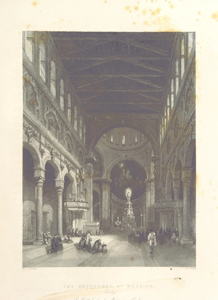 An illustration from Il Mediterraneo illustrato, le sue isole e le sue spiagge ... opera illustrata da sessantaquattro magnifiche incisioni in acciaio eseguite dai più distinti artisti di Londra, su i disegni originali levati sopra luogo dai sigg. W. L. Leitch, Sir Grenville Temple, Baronetto, e Allen ... preceduta da un saggio storico sul Mediterraneo, e compilata dal bibliofilo M. Malagoli Vecchi sulle tracce del signor C. Pellé, etc, 1841, leaf 305