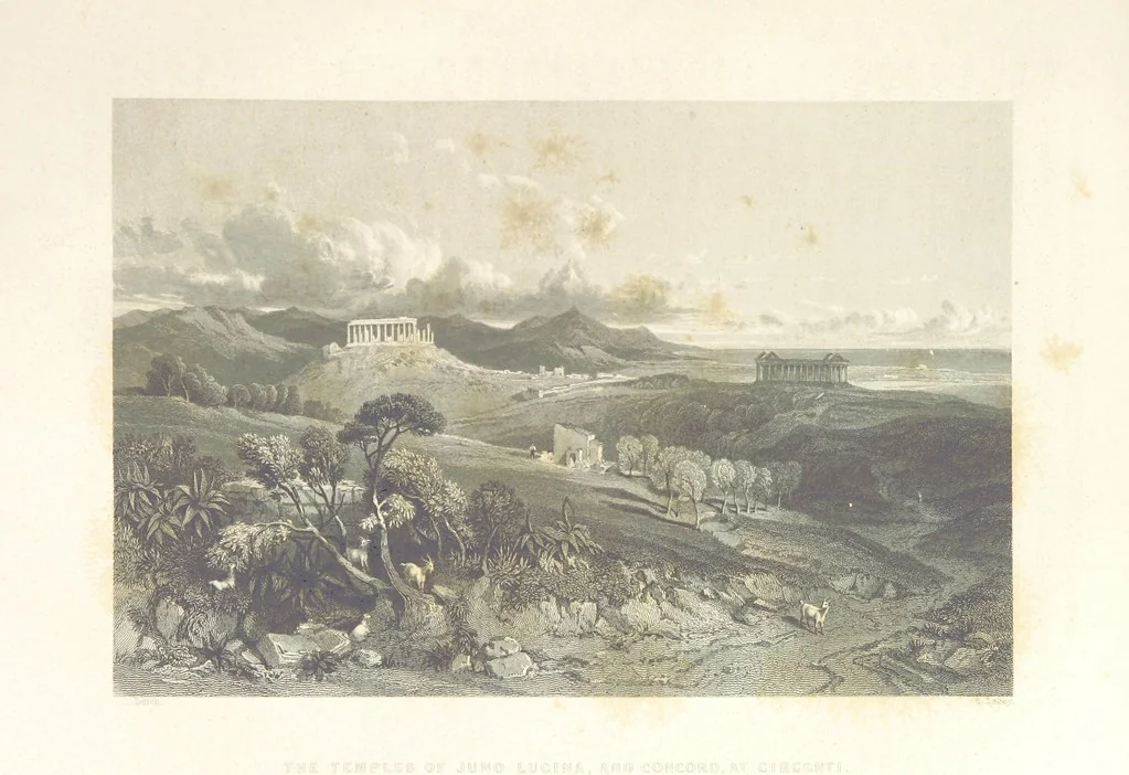 An illustration from Il Mediterraneo illustrato, le sue isole e le sue spiagge ... opera illustrata da sessantaquattro magnifiche incisioni in acciaio eseguite dai più distinti artisti di Londra, su i disegni originali levati sopra luogo dai sigg. W. L. Leitch, Sir Grenville Temple, Baronetto, e Allen ... preceduta da un saggio storico sul Mediterraneo, e compilata dal bibliofilo M. Malagoli Vecchi sulle tracce del signor C. Pellé, etc, 1841, leaf 323