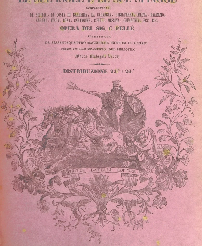 An illustration from Il Mediterraneo illustrato, le sue isole e le sue spiagge ... opera illustrata da sessantaquattro magnifiche incisioni in acciaio eseguite dai più distinti artisti di Londra, su i disegni originali levati sopra luogo dai sigg. W. L. Leitch, Sir Grenville Temple, Baronetto, e Allen ... preceduta da un saggio storico sul Mediterraneo, e compilata dal bibliofilo M. Malagoli Vecchi sulle tracce del signor C. Pellé, etc, 1841, leaf 339