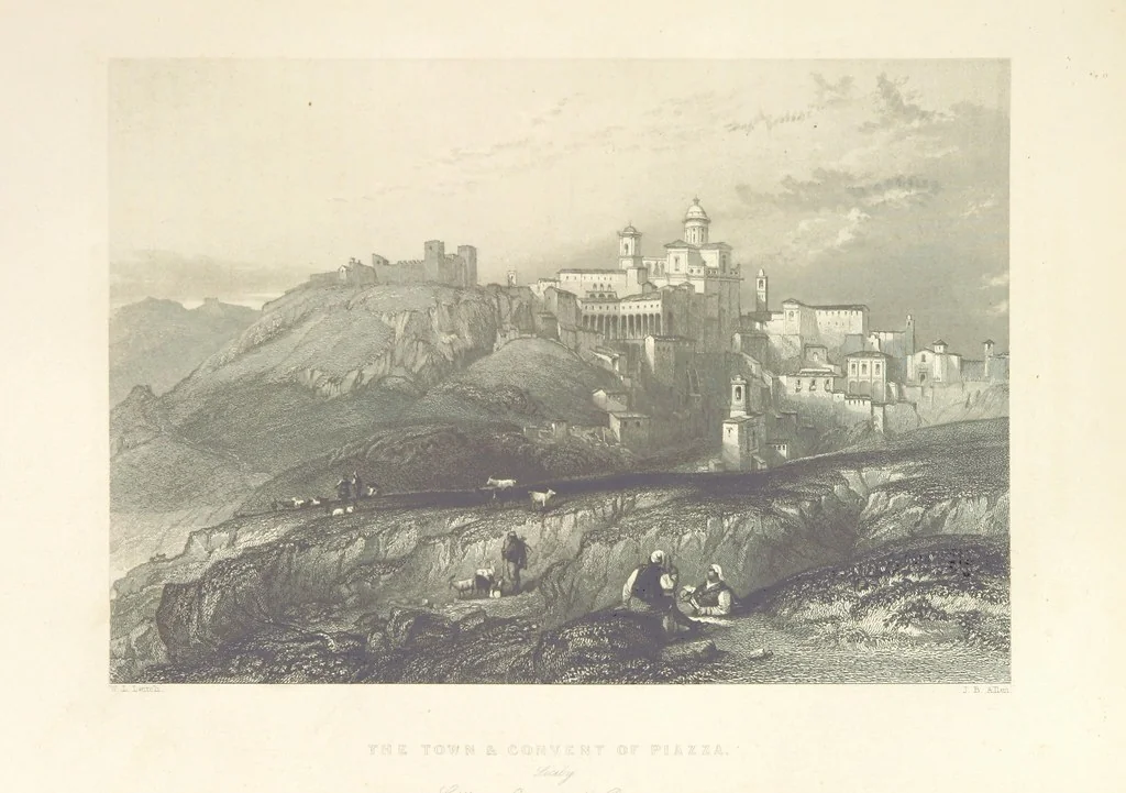 An illustration from Il Mediterraneo illustrato, le sue isole e le sue spiagge ... opera illustrata da sessantaquattro magnifiche incisioni in acciaio eseguite dai più distinti artisti di Londra, su i disegni originali levati sopra luogo dai sigg. W. L. Leitch, Sir Grenville Temple, Baronetto, e Allen ... preceduta da un saggio storico sul Mediterraneo, e compilata dal bibliofilo M. Malagoli Vecchi sulle tracce del signor C. Pellé, etc, 1841, leaf 371