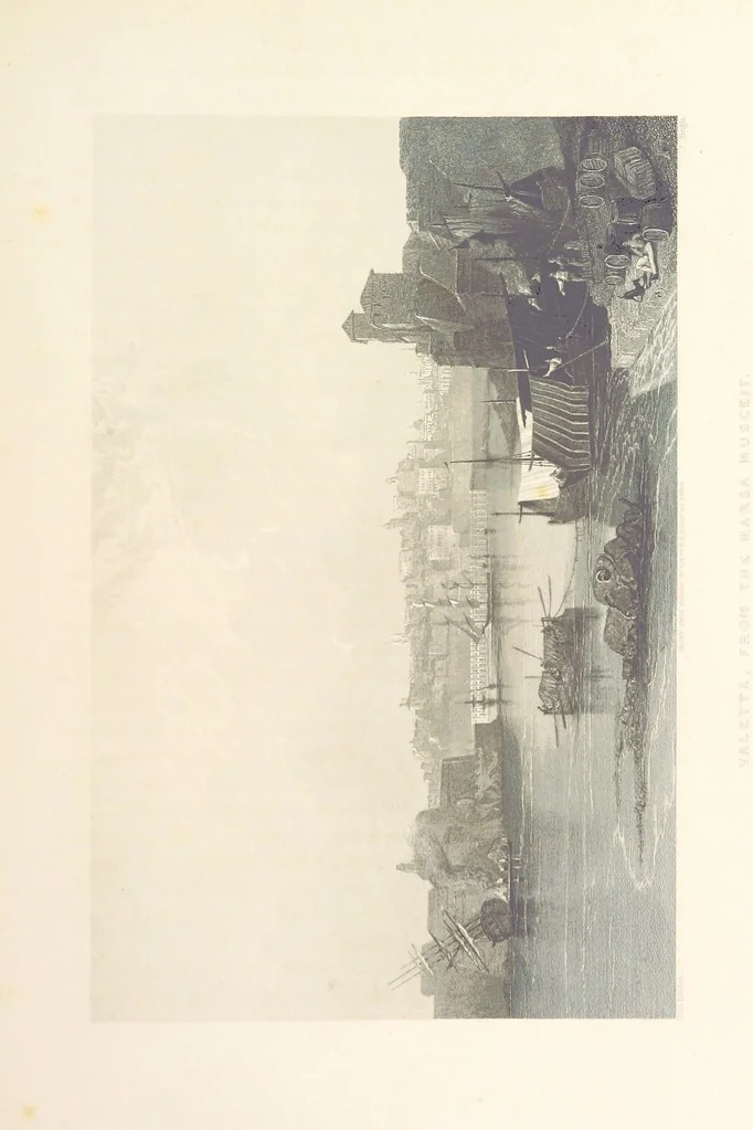 An illustration from Il Mediterraneo illustrato, le sue isole e le sue spiagge ... opera illustrata da sessantaquattro magnifiche incisioni in acciaio eseguite dai più distinti artisti di Londra, su i disegni originali levati sopra luogo dai sigg. W. L. Leitch, Sir Grenville Temple, Baronetto, e Allen ... preceduta da un saggio storico sul Mediterraneo, e compilata dal bibliofilo M. Malagoli Vecchi sulle tracce del signor C. Pellé, etc, 1841, leaf 521