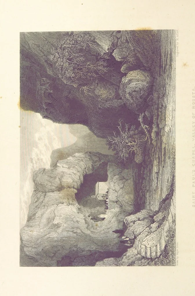 An illustration from Il Mediterraneo illustrato, le sue isole e le sue spiagge ... opera illustrata da sessantaquattro magnifiche incisioni in acciaio eseguite dai più distinti artisti di Londra, su i disegni originali levati sopra luogo dai sigg. W. L. Leitch, Sir Grenville Temple, Baronetto, e Allen ... preceduta da un saggio storico sul Mediterraneo, e compilata dal bibliofilo M. Malagoli Vecchi sulle tracce del signor C. Pellé, etc, 1841, leaf 534