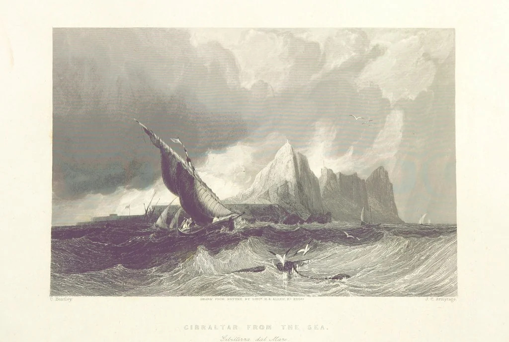 An illustration from Il Mediterraneo illustrato, le sue isole e le sue spiagge ... opera illustrata da sessantaquattro magnifiche incisioni in acciaio eseguite dai più distinti artisti di Londra, su i disegni originali levati sopra luogo dai sigg. W. L. Leitch, Sir Grenville Temple, Baronetto, e Allen ... preceduta da un saggio storico sul Mediterraneo, e compilata dal bibliofilo M. Malagoli Vecchi sulle tracce del signor C. Pellé, etc, 1841, leaf 60